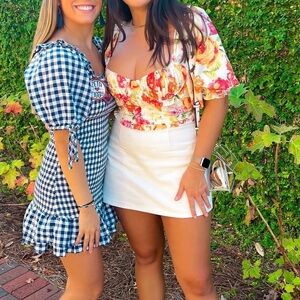 Orange Floral set - similar to For Love And Lemons